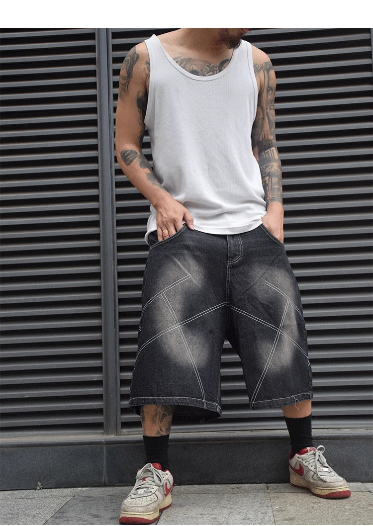 Y2k Baggy Reverse Washed Jorts