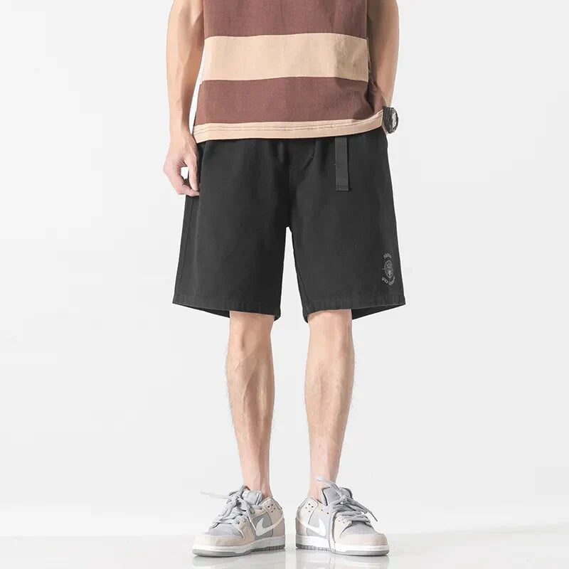 Pantaloncini cargo con cintura larga