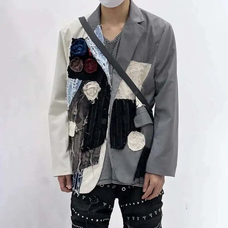 Stylish High Street Patched Blazer