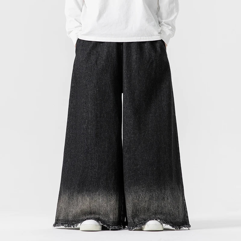 Cozy Oversized Wide Leg Denim Jeans