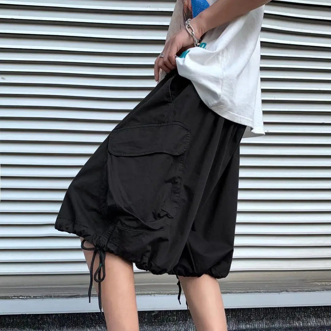 Khaki Japanese Loose Fit Workwear pants