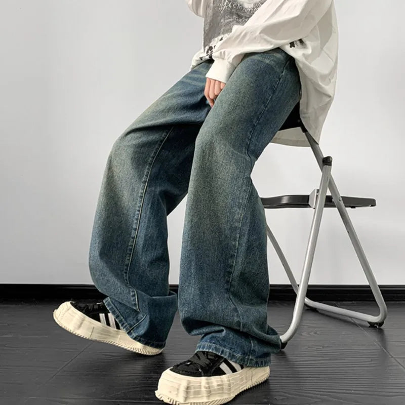 Vintage Loose Fit Hip Hop Denim Jeans