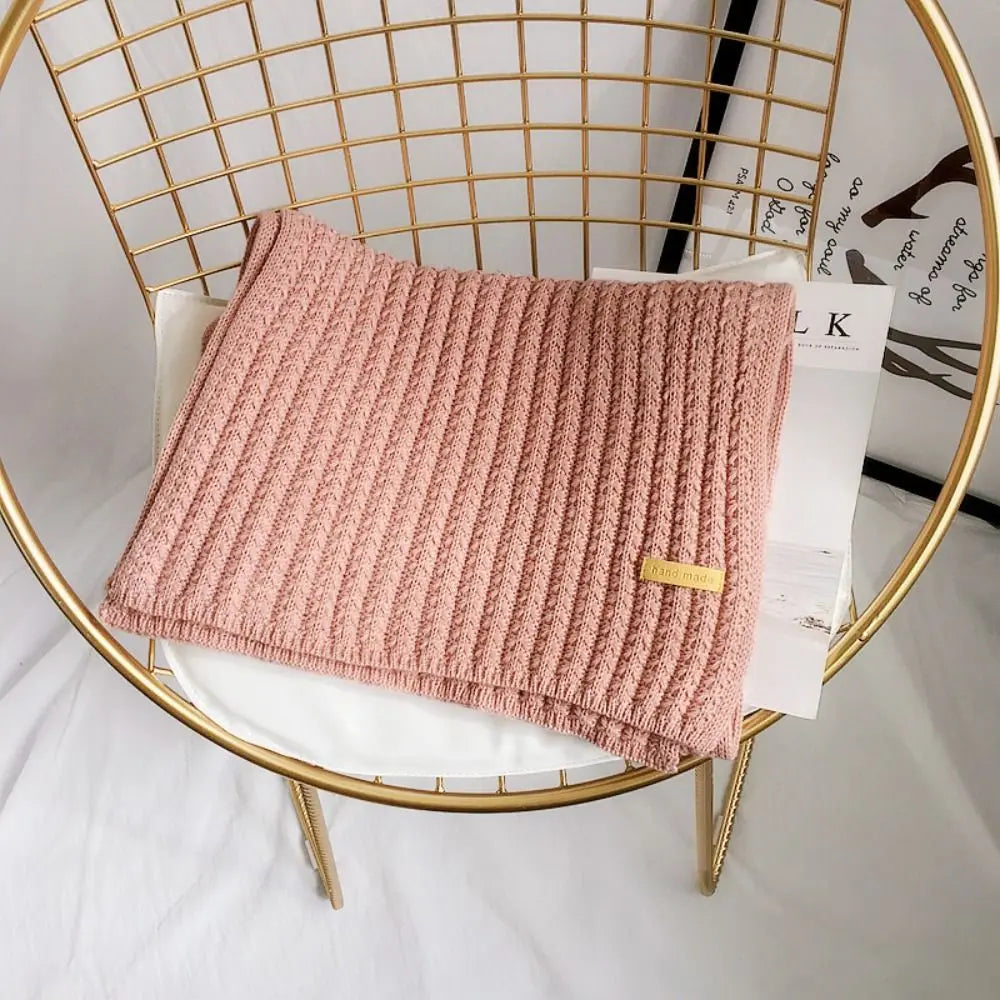 Knitted Solid Color Scarves