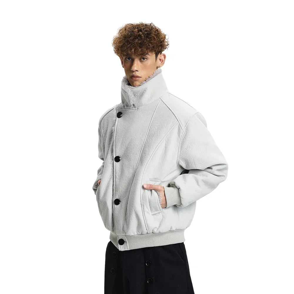 Comfortable High Street Fur Collar Jacket