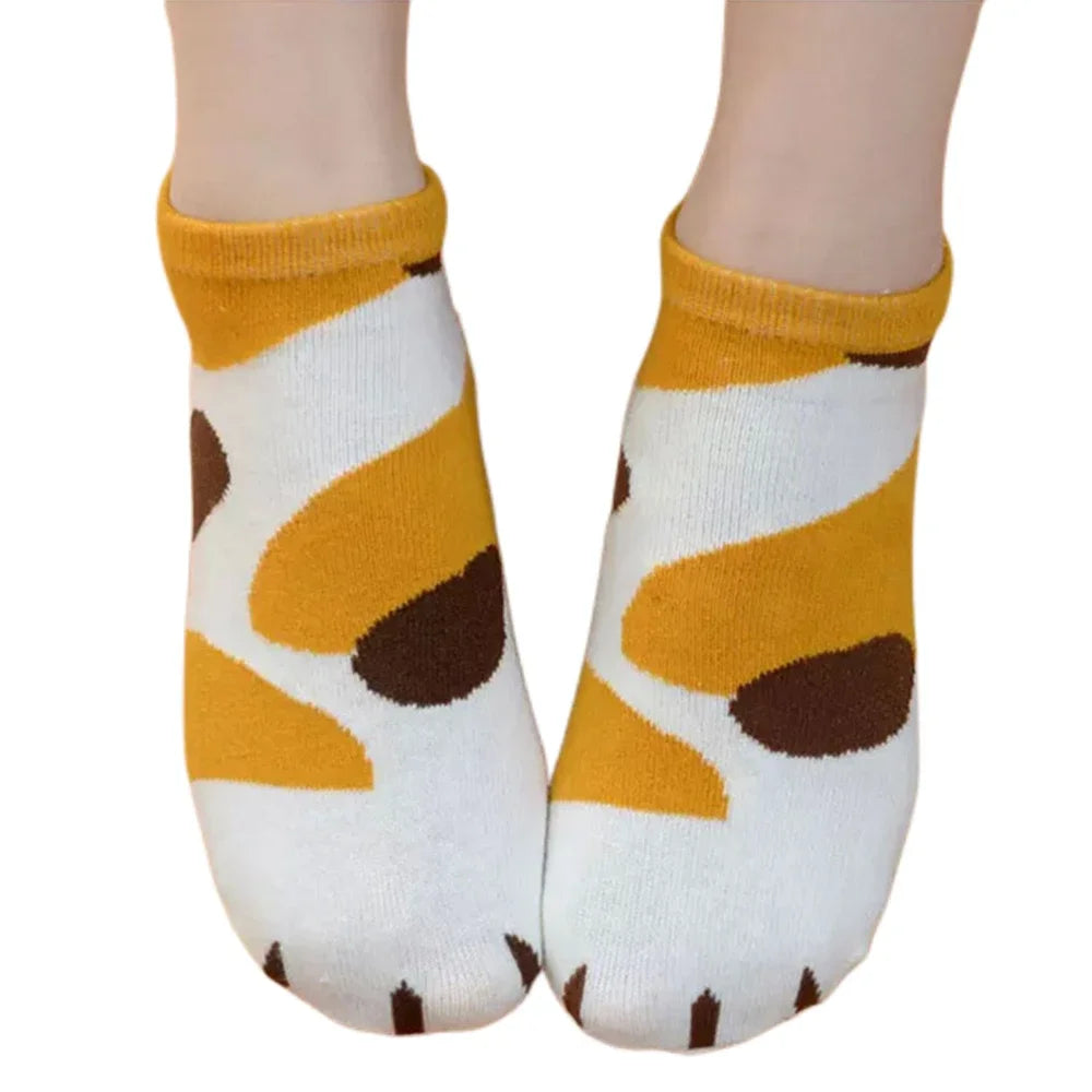 Cute Knitted Cat Claw Ankle School Socks
