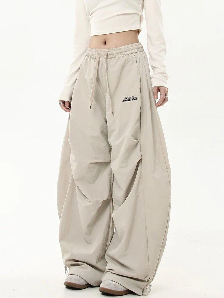 Pantalon cargo taille haute vintage