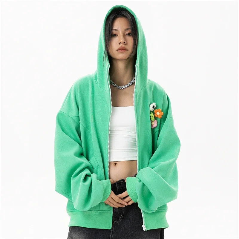 Sweats à capuche zippés confortables