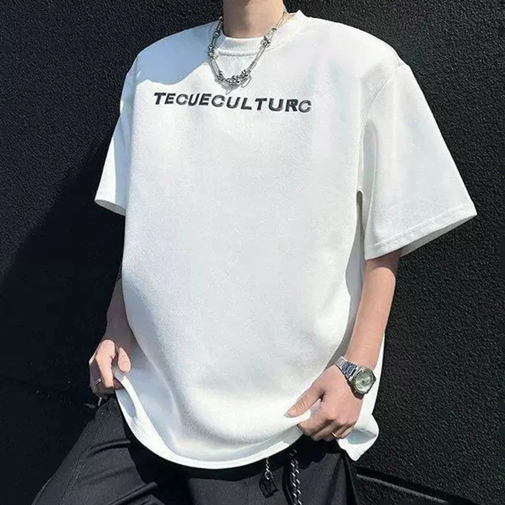 Embroidered Retro Short Sleeve T-Shirt