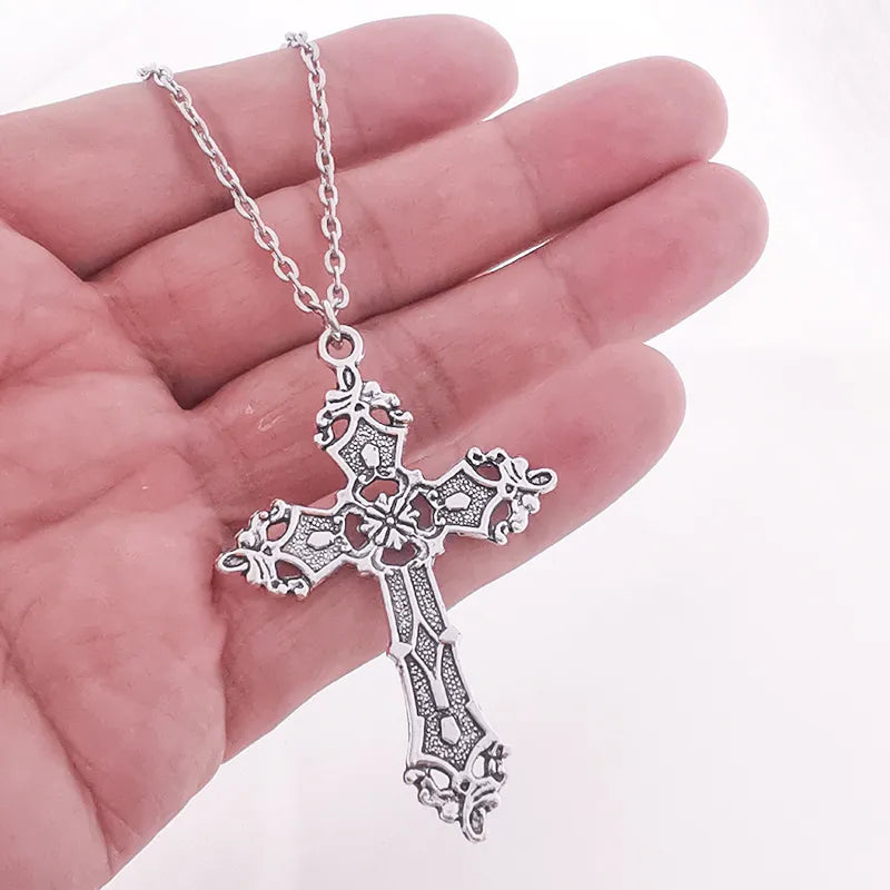 Y2K Vintage Cross Necklace