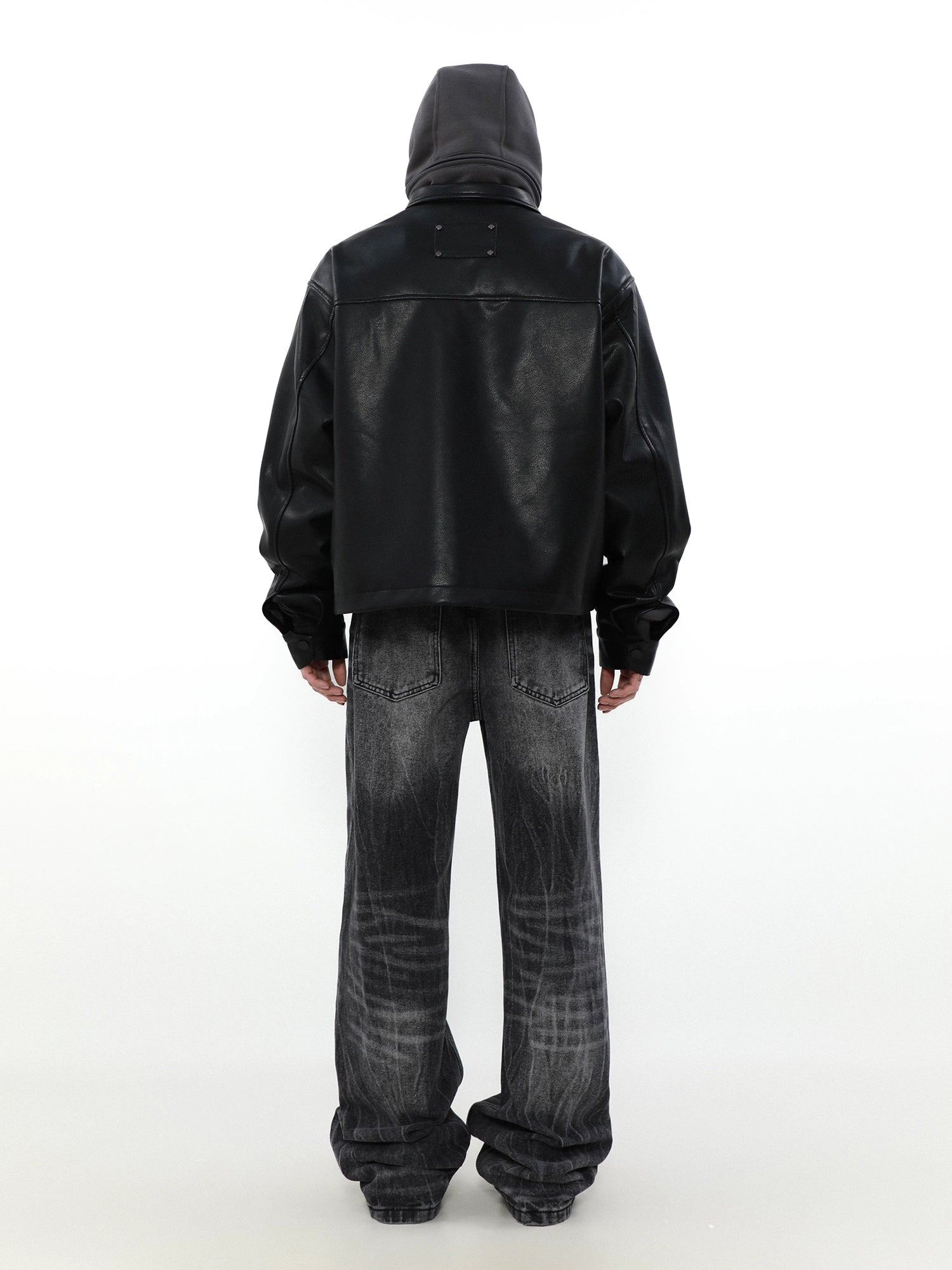 Short PU Leather Jacket