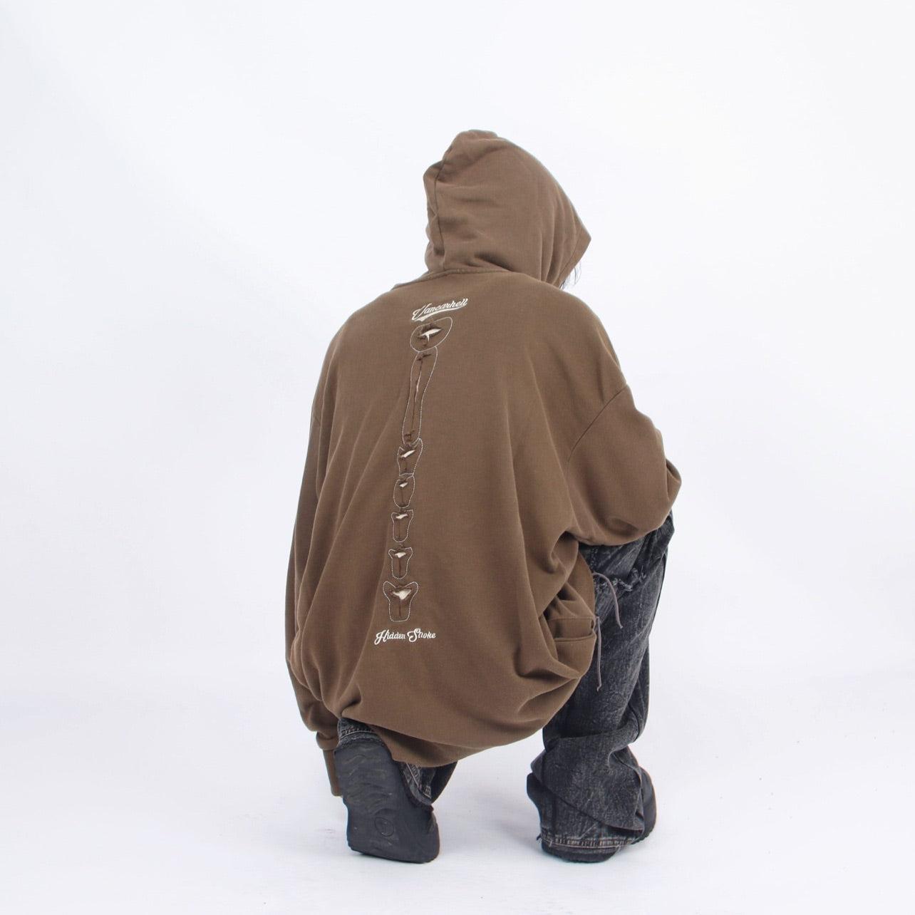 Skeleton Design Oversize Hoodie