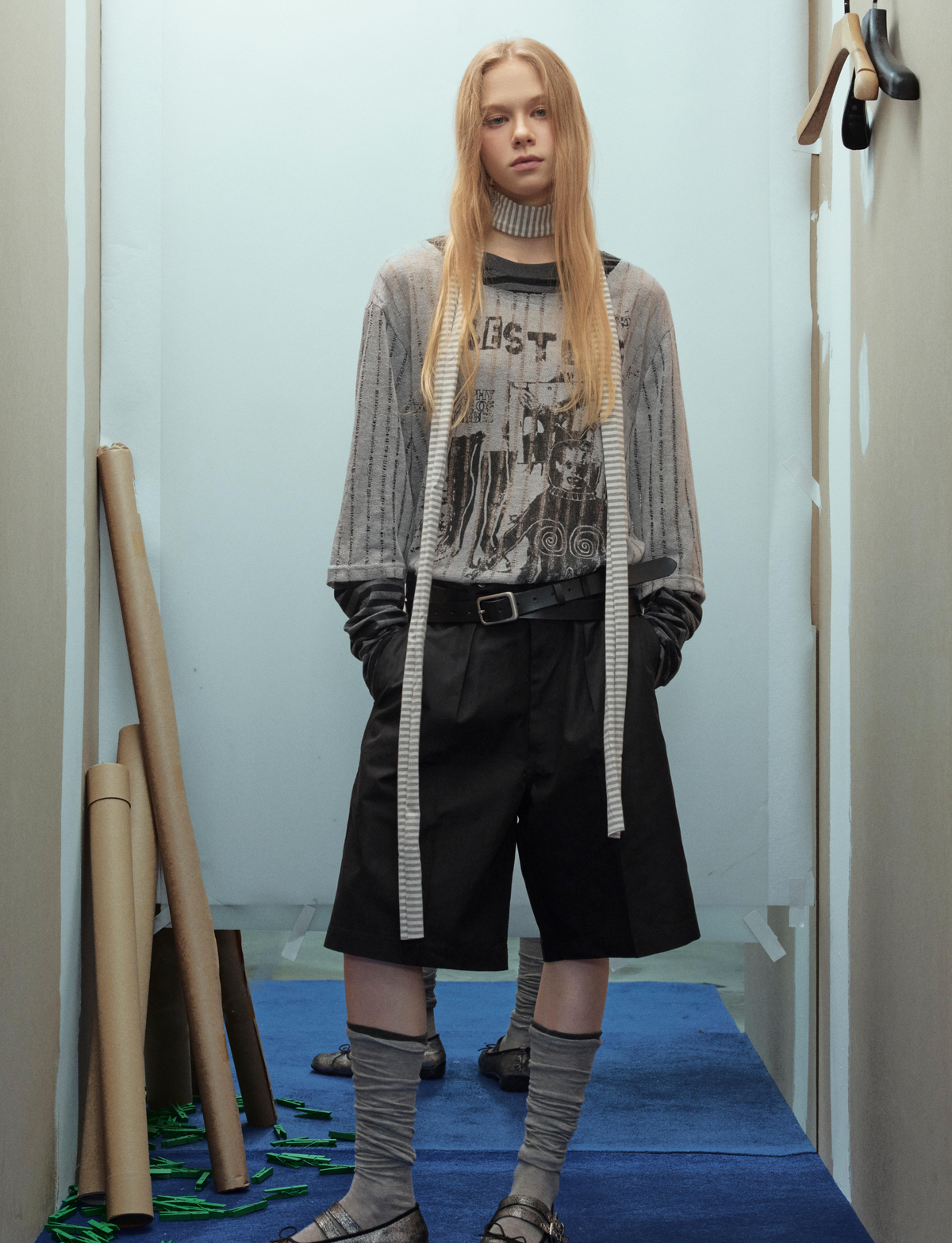 Madxmarx Layered Patchwork Sweater