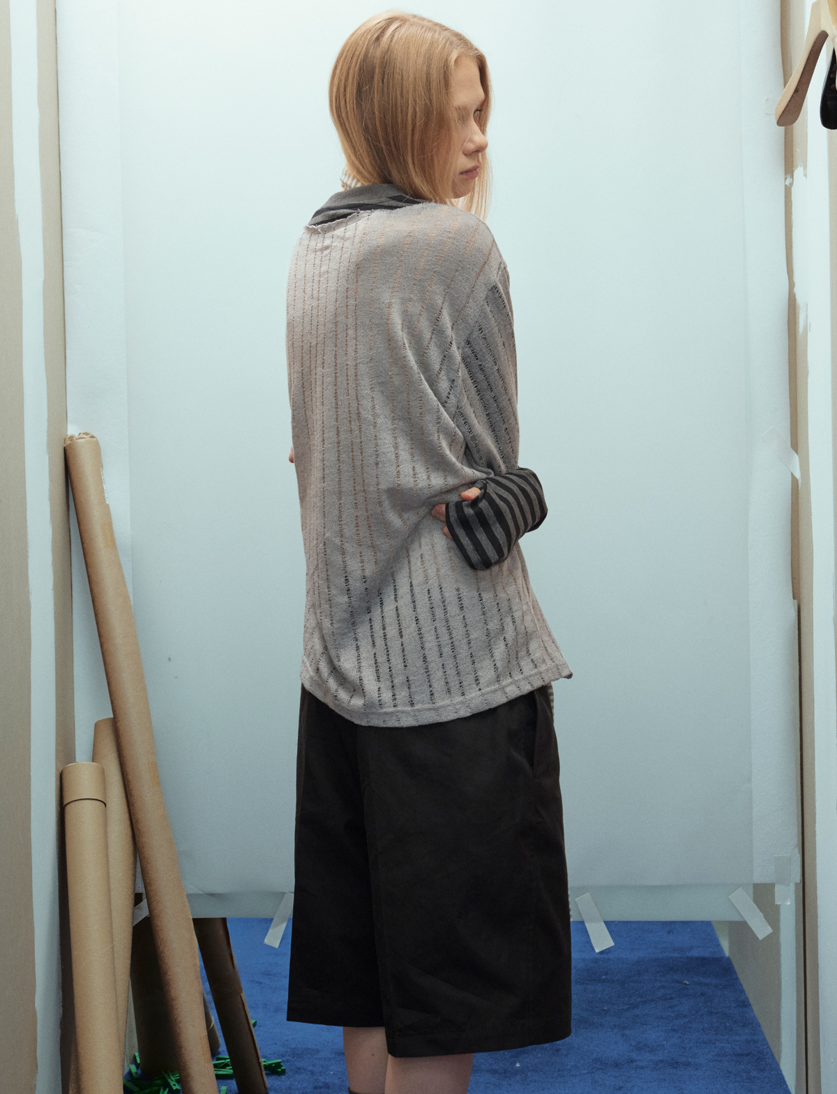 Madxmarx Layered Patchwork Sweater