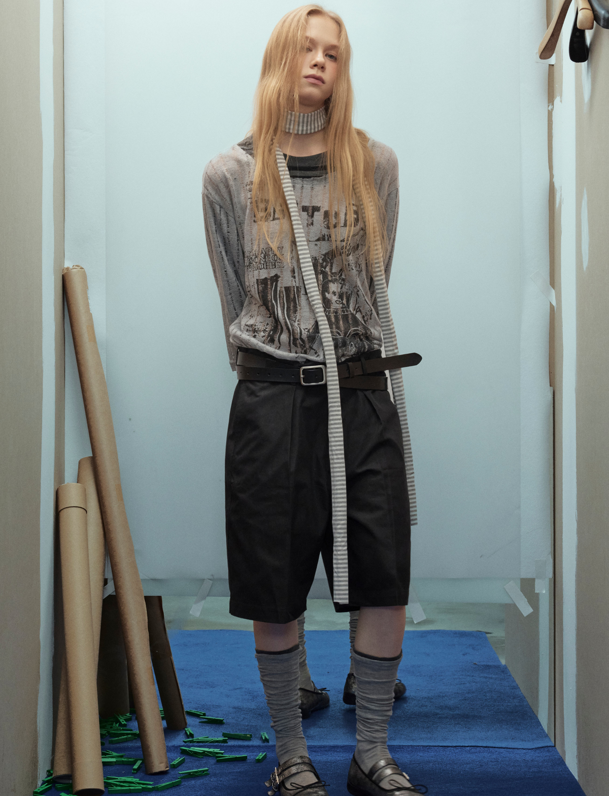 Madxmarx Layered Patchwork Sweater