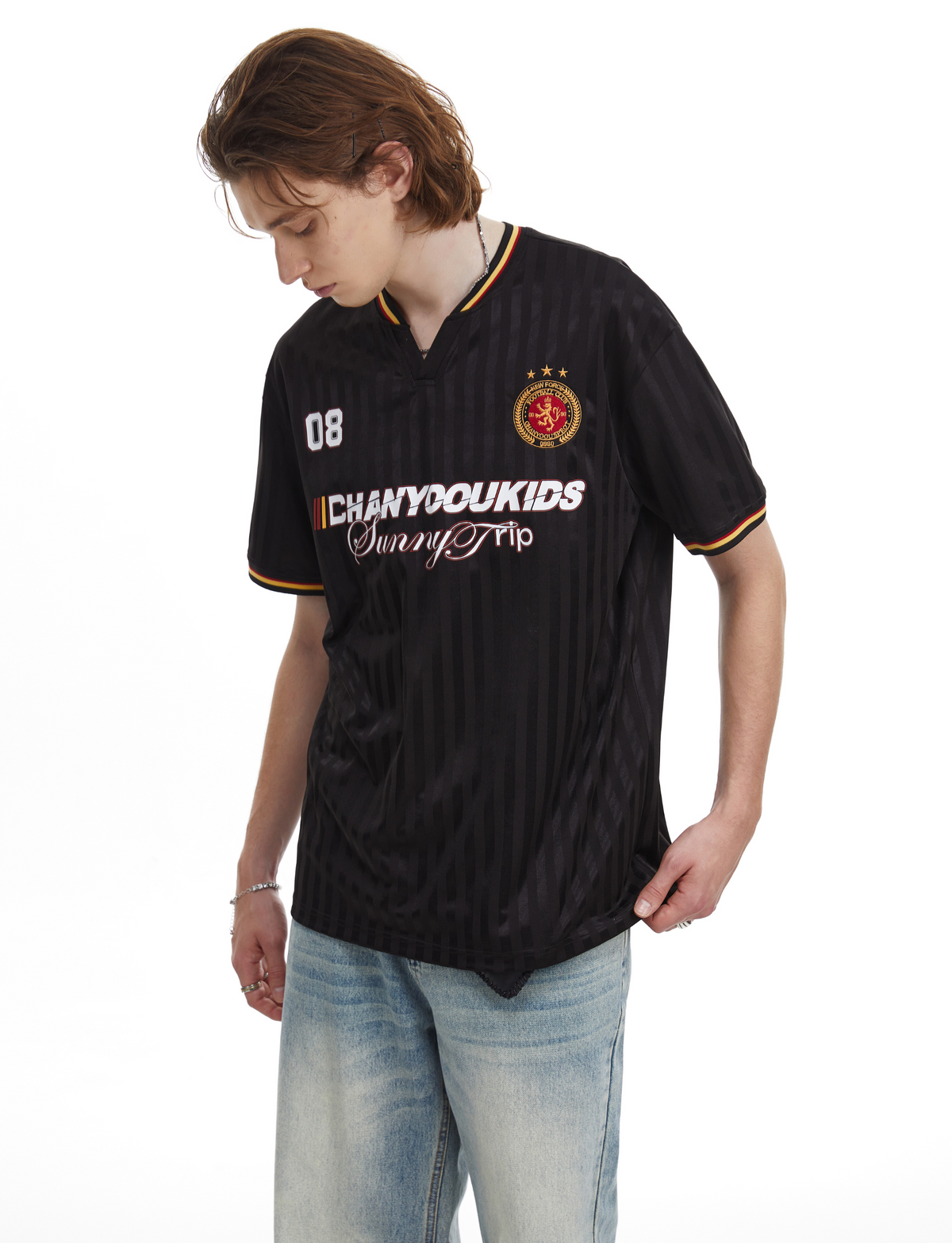 Madxmarx Varsity Mesh Soccer Tee