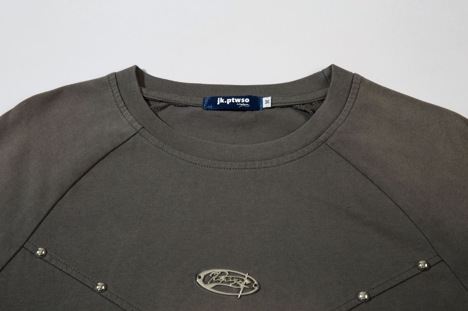 Heavyweight Washed Rivet Oversize Short Sleeve T-Shirt