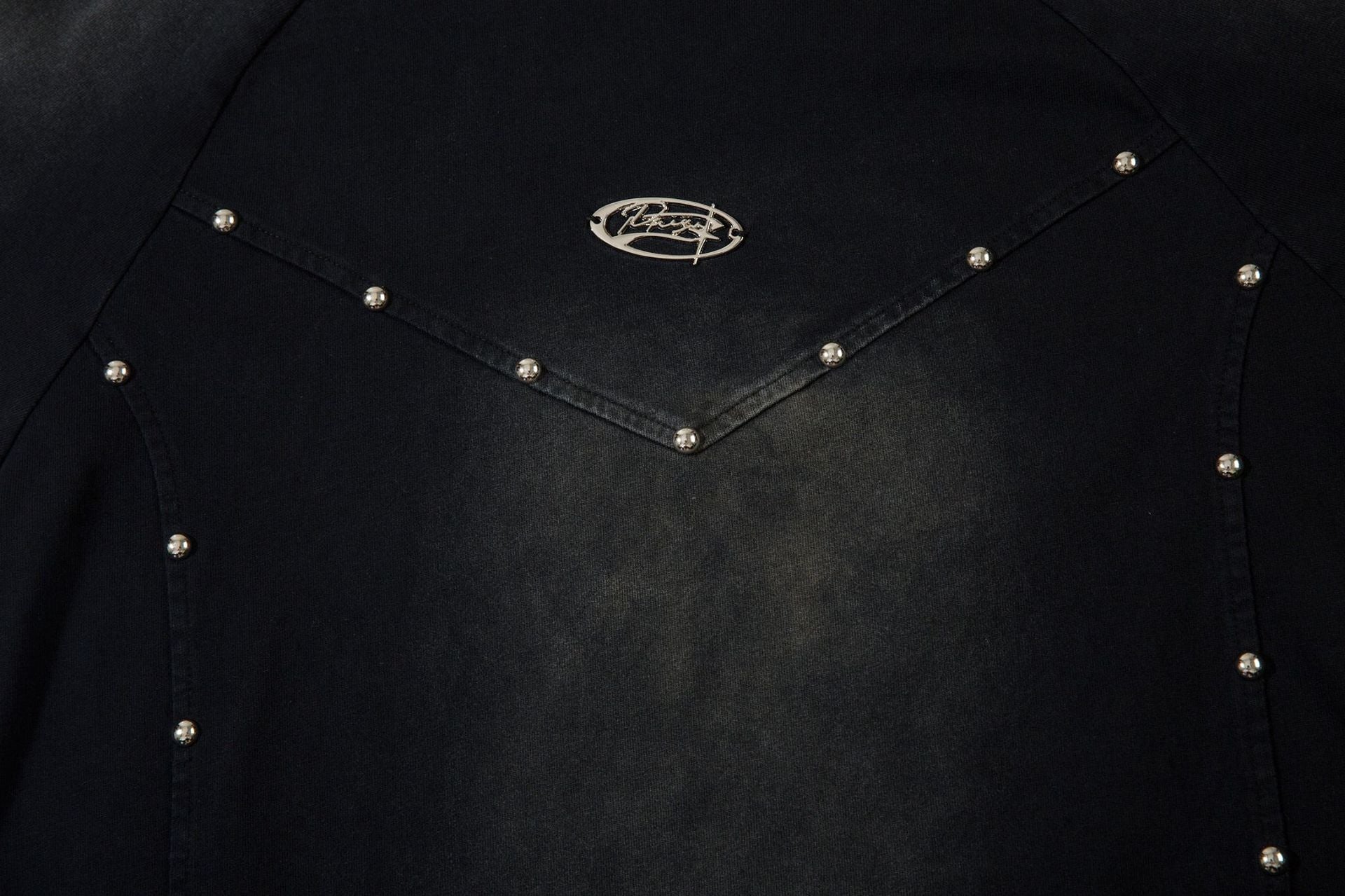 Heavyweight Washed Rivet Oversize Short Sleeve T-Shirt