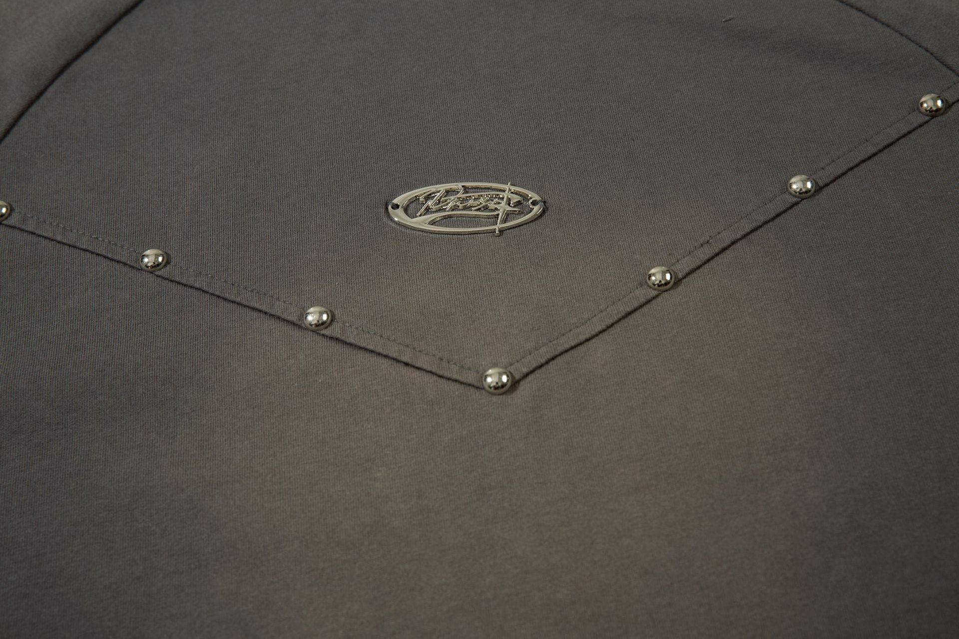 Heavyweight Washed Rivet Oversize Short Sleeve T-Shirt