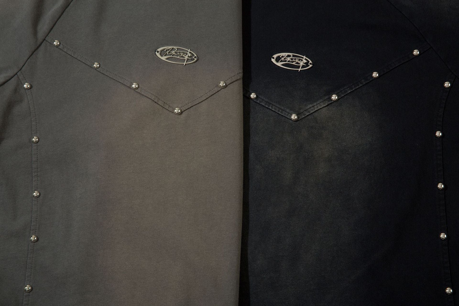 Heavyweight Washed Rivet Oversize Short Sleeve T-Shirt