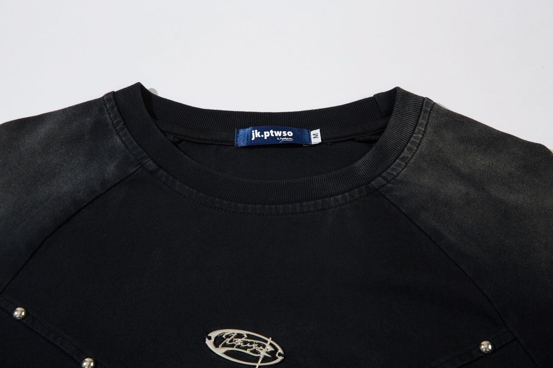 Heavyweight Washed Rivet Oversize Short Sleeve T-Shirt