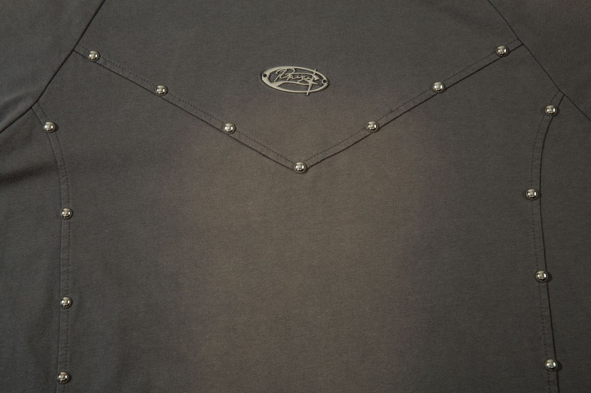 Heavyweight Washed Rivet Oversize Short Sleeve T-Shirt