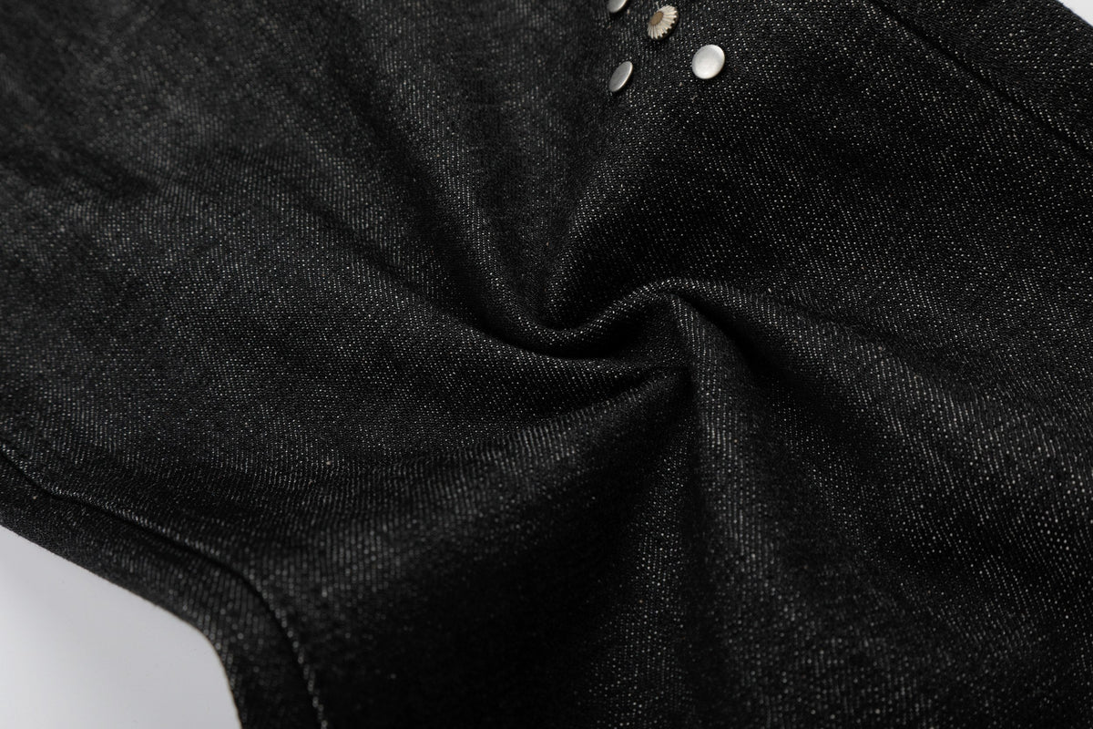 Madxmarx Raw Denim Wide-Leg Jeans