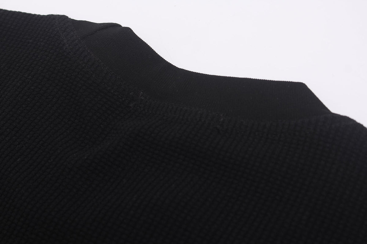 Madxmarx Gothic Cross Waffle Long Sleeve