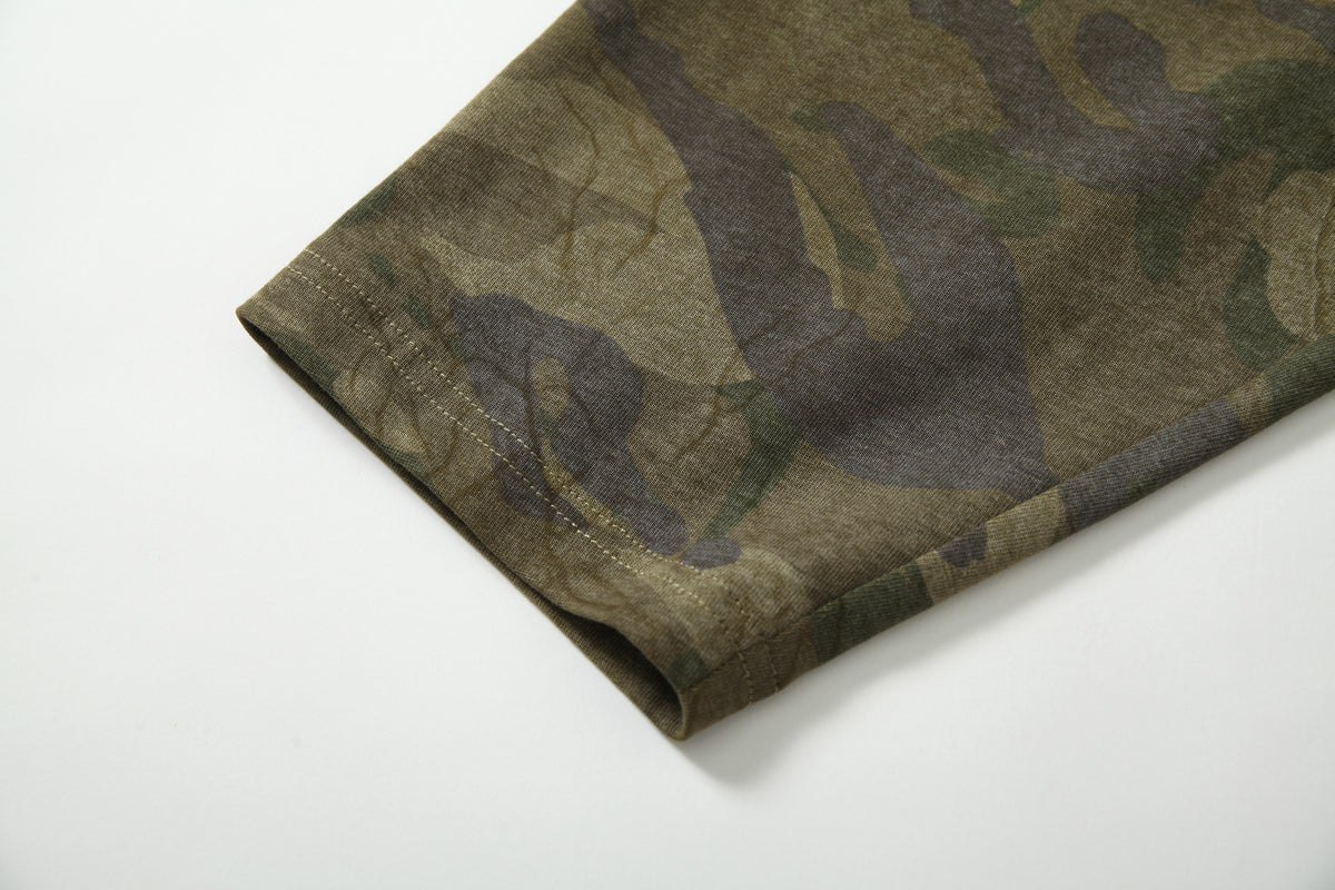 Madxmarx Camo-Patchwork-Langarmshirt