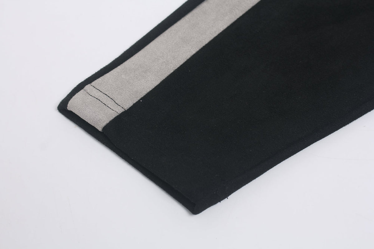 Madxmarx Contrast Panel Washed Long Sleeve Tee
