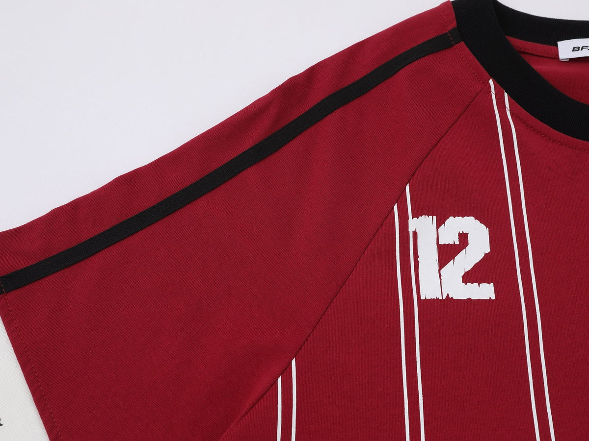 Madxmarx “Pinstripe Sport Jersey Tee