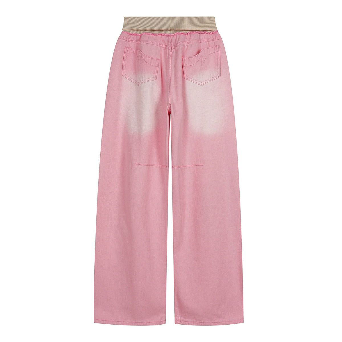 Madxmarx Weit geschnittene Jeans in verwaschenem Pink