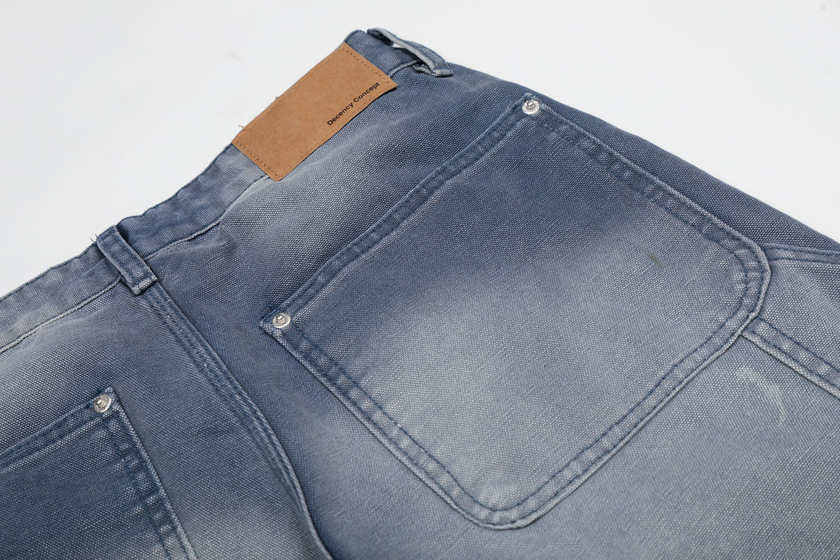 Madxmarx Jeans aus Denim mit gewaschenem Knittereffekt