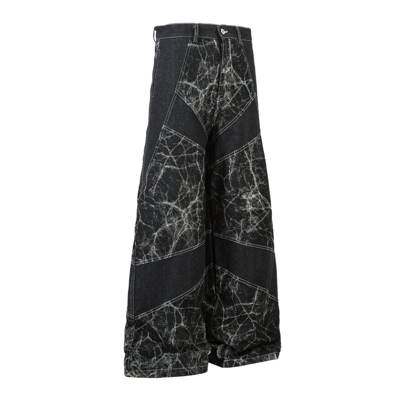 Madxmarx Jeans mit weitem Bein und Riss-Muster