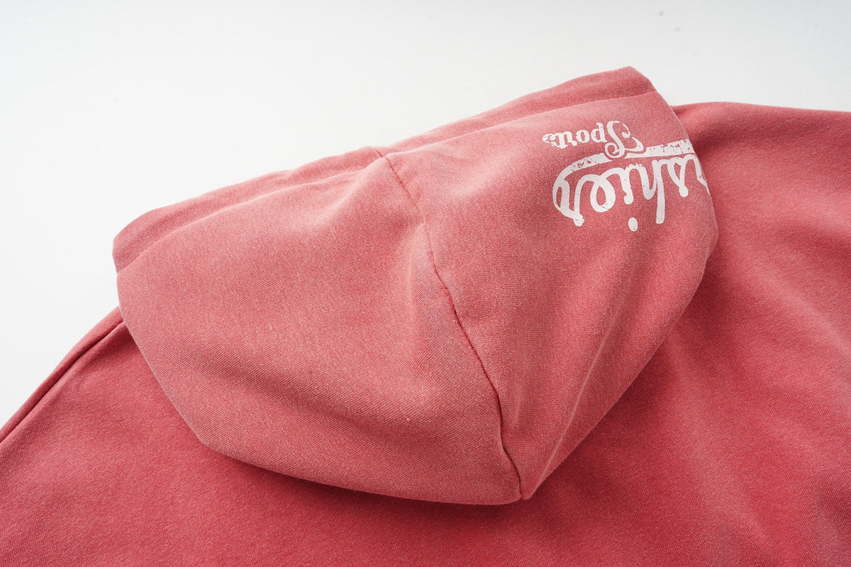 Madxmarx Varsity Graphic Zip-Up Hoodie
