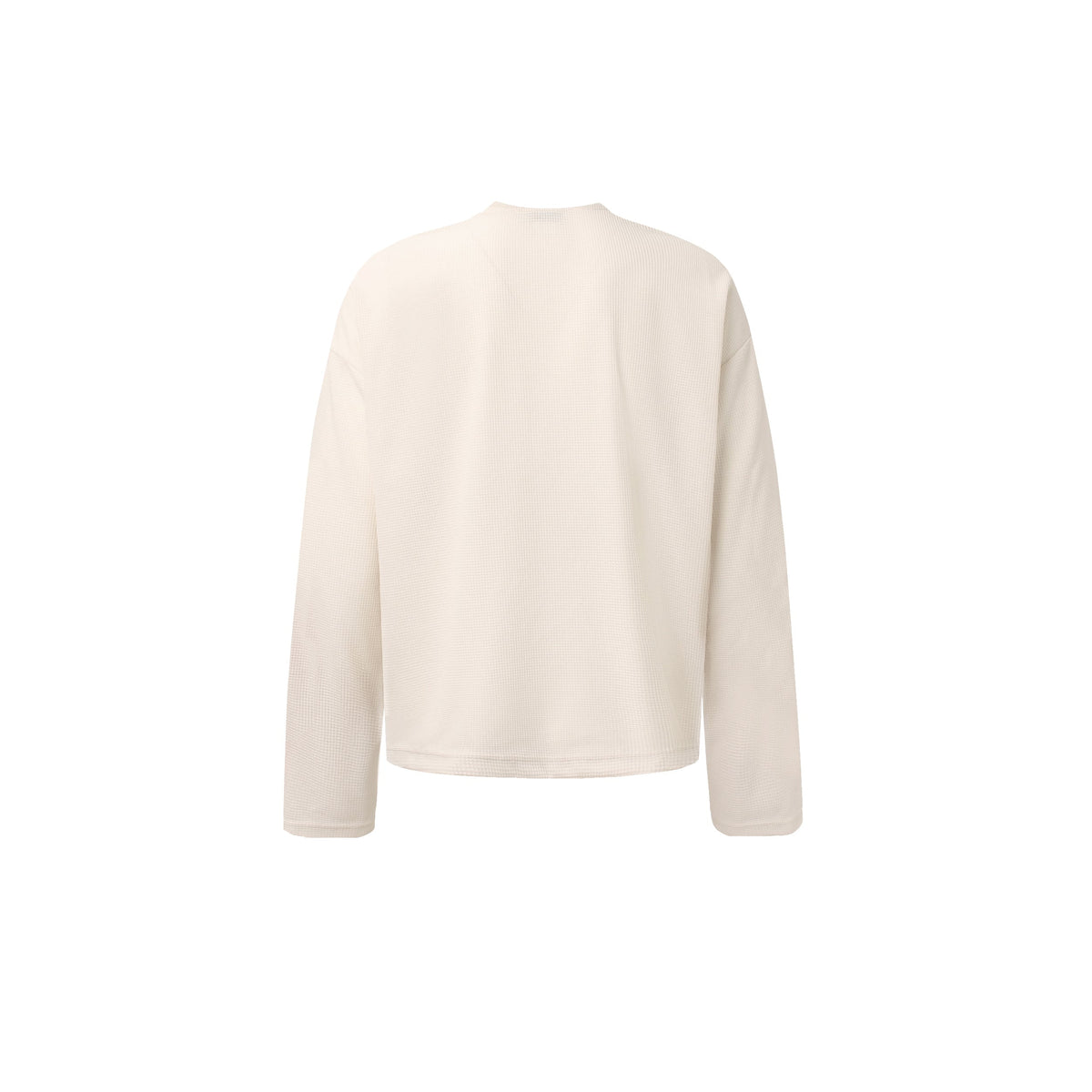 Madxmarx Script Graphic Waffle Long Sleeve