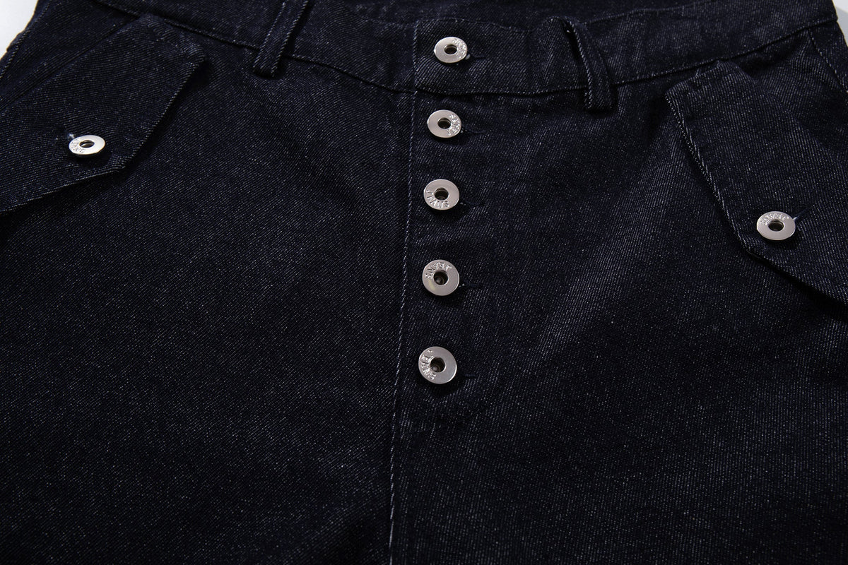 Pantalon en jean large à panneaux Madxmarx