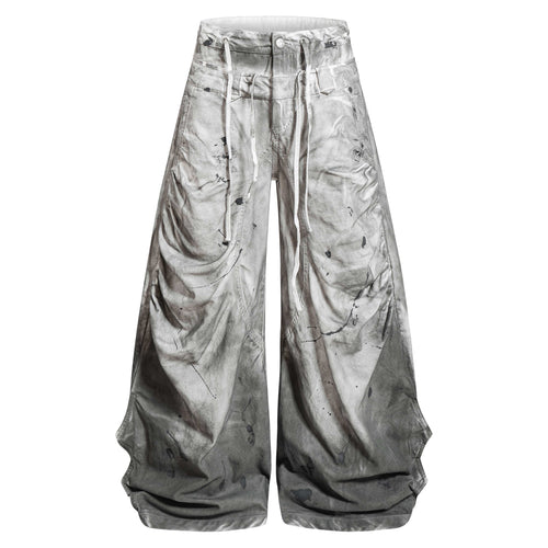 Jean ballon délavé Madxmarx Dirty Wash - S / Blanc