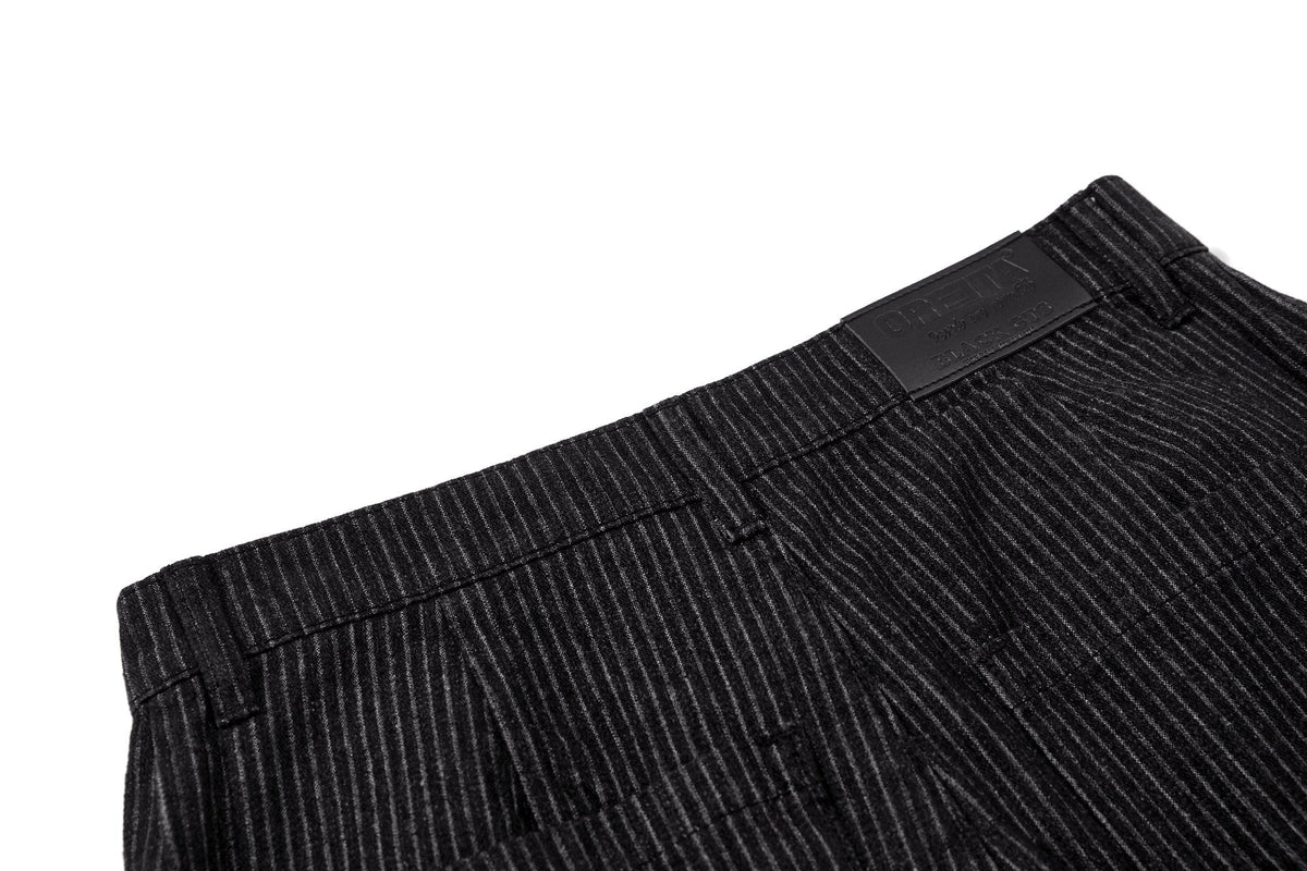 Pantalon à rayures style tonneau Madxmarx