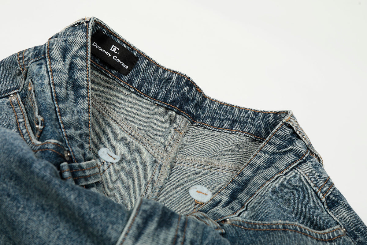 Madxmarx 3D Panel Balloon Fit Vintage Jeans