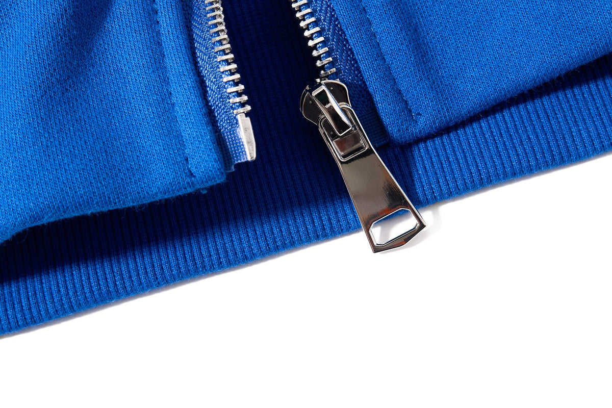 Madxmarx Horse Graphic Zip-Up Hoodie