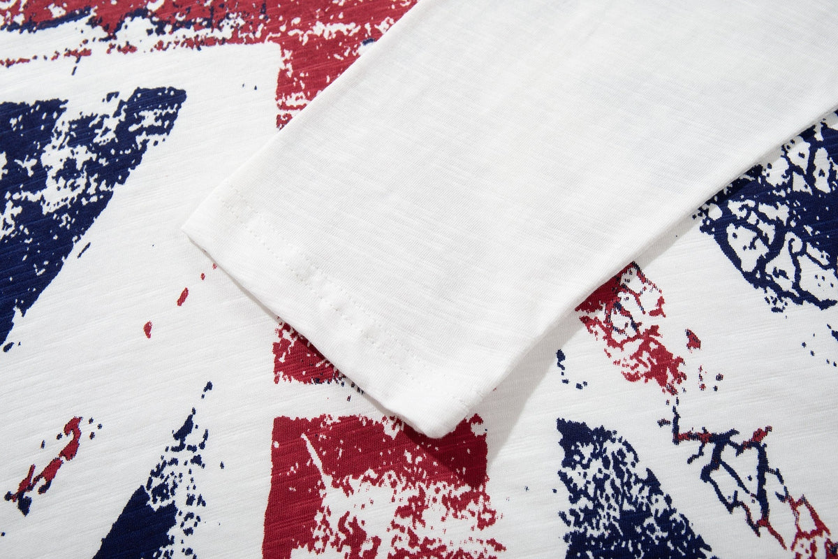 Madxmarx Vintage Union Jack Graphic Long Sleeve