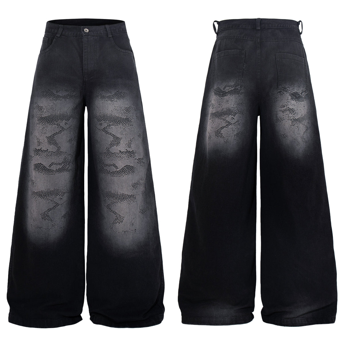 Pantalon large à motif camouflage Shadow Madxmarx