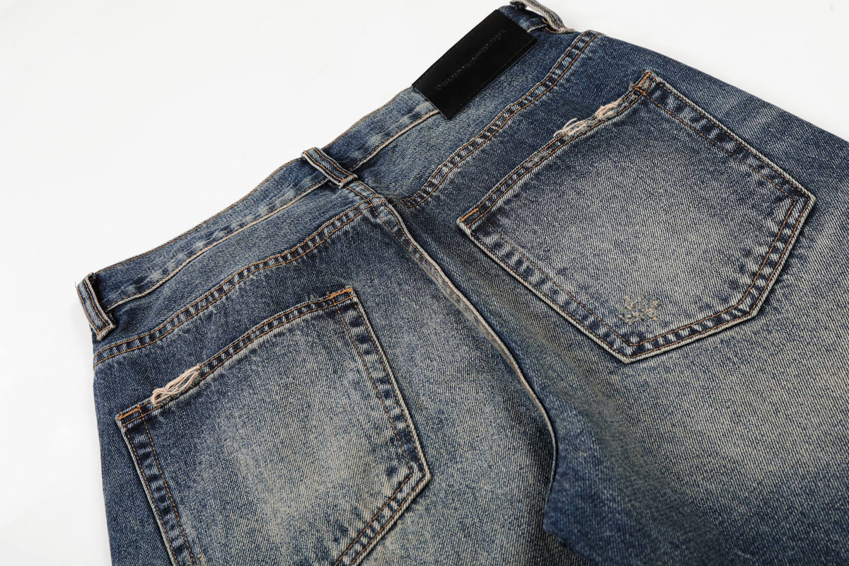 Madxmarx Vintage Wash Wide-Leg Jeans