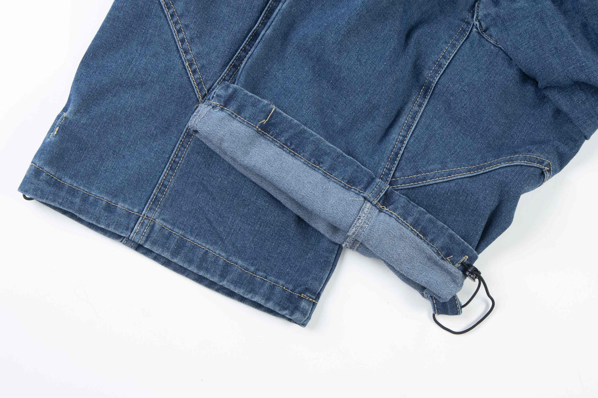 Madxmarx Multi-Pocket Baggy Denim Jeans