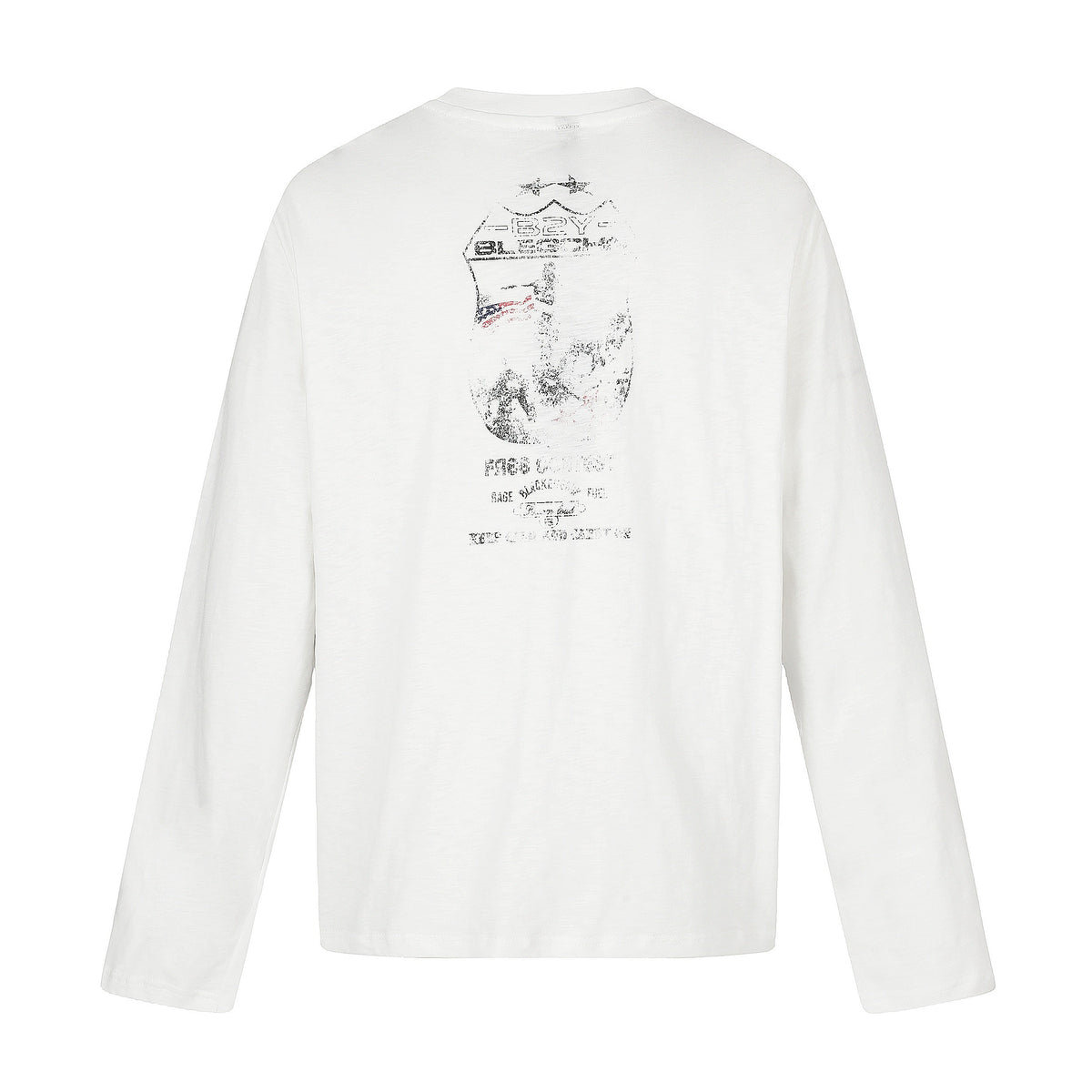 Madxmarx Vintage Crest Graphic Long Sleeve T-Shirt