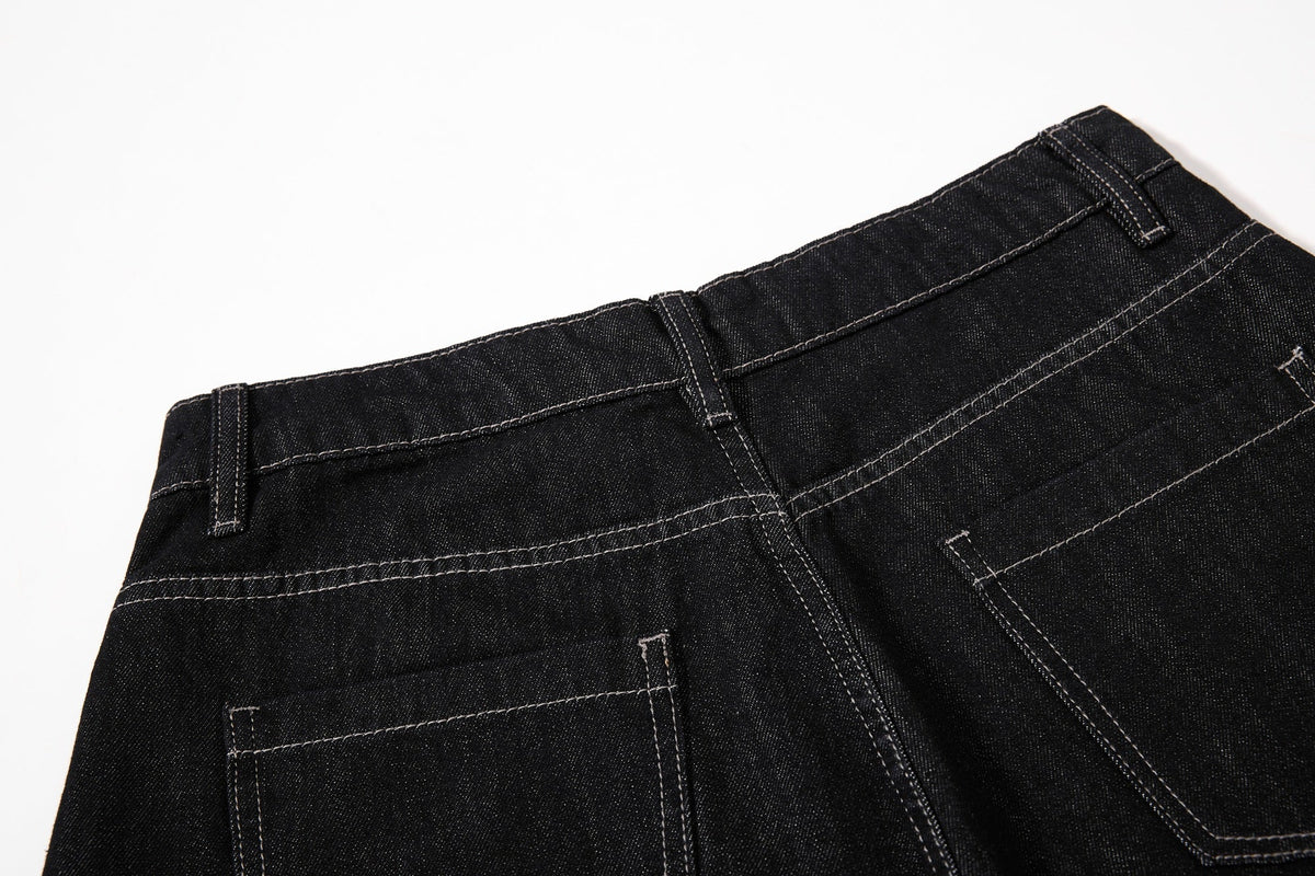 Madxmarx Vintage Flag Baggy Jeans