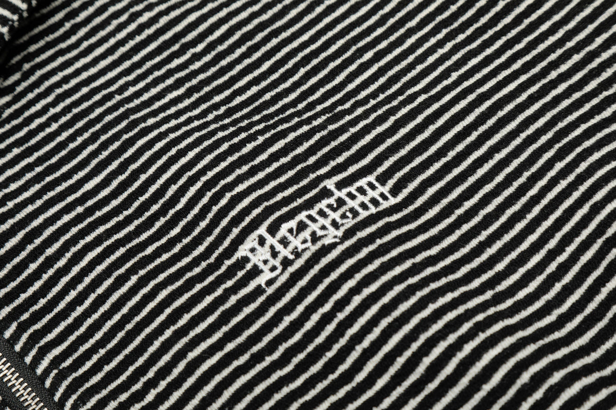 Madxmarx Striped Zip Hoodie