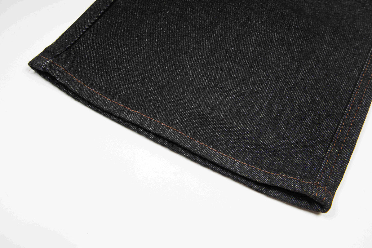Pantalones de mezclilla de pierna ancha con cierre de gancho Madxmarx