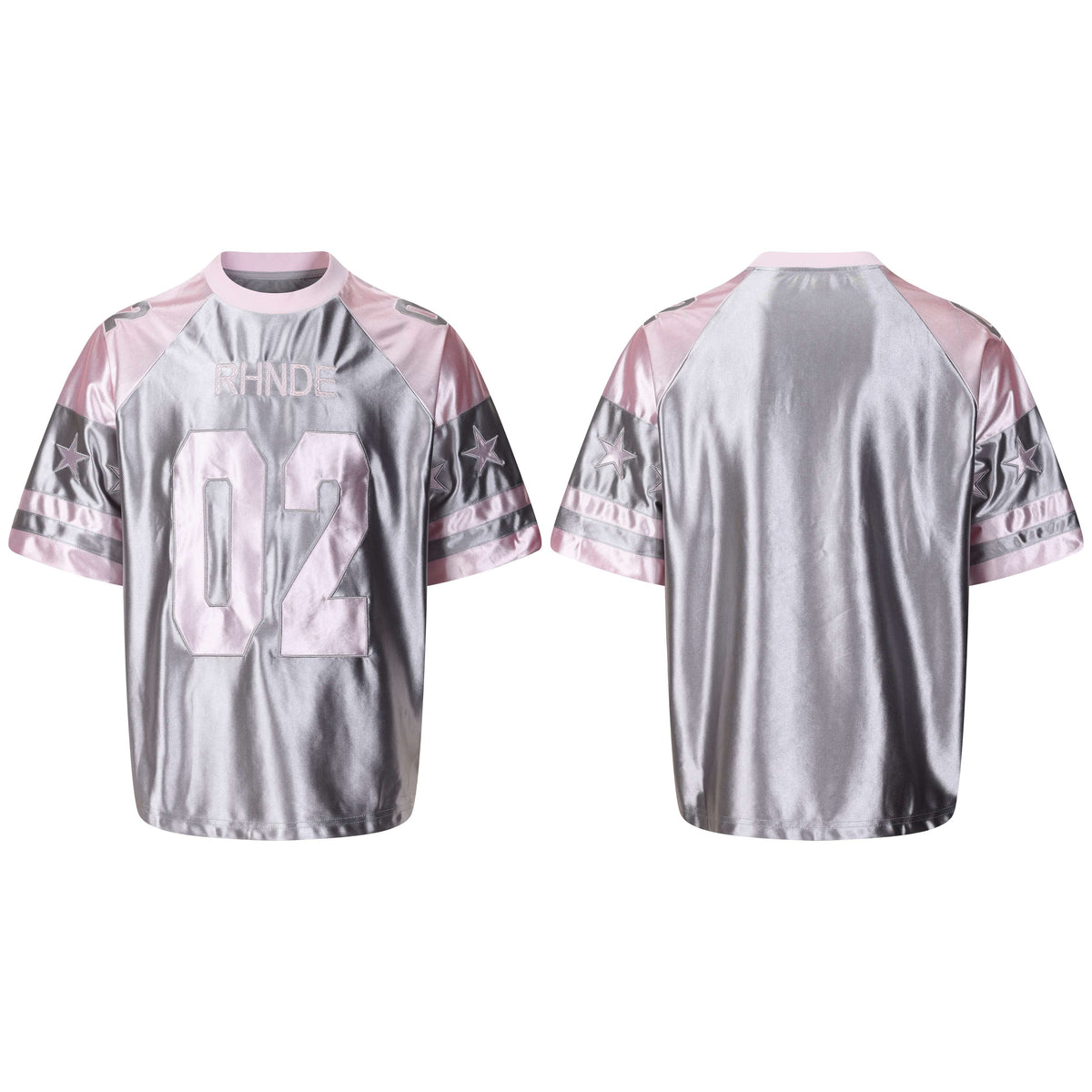 Madxmarx Metallic Varsity Jersey Tee