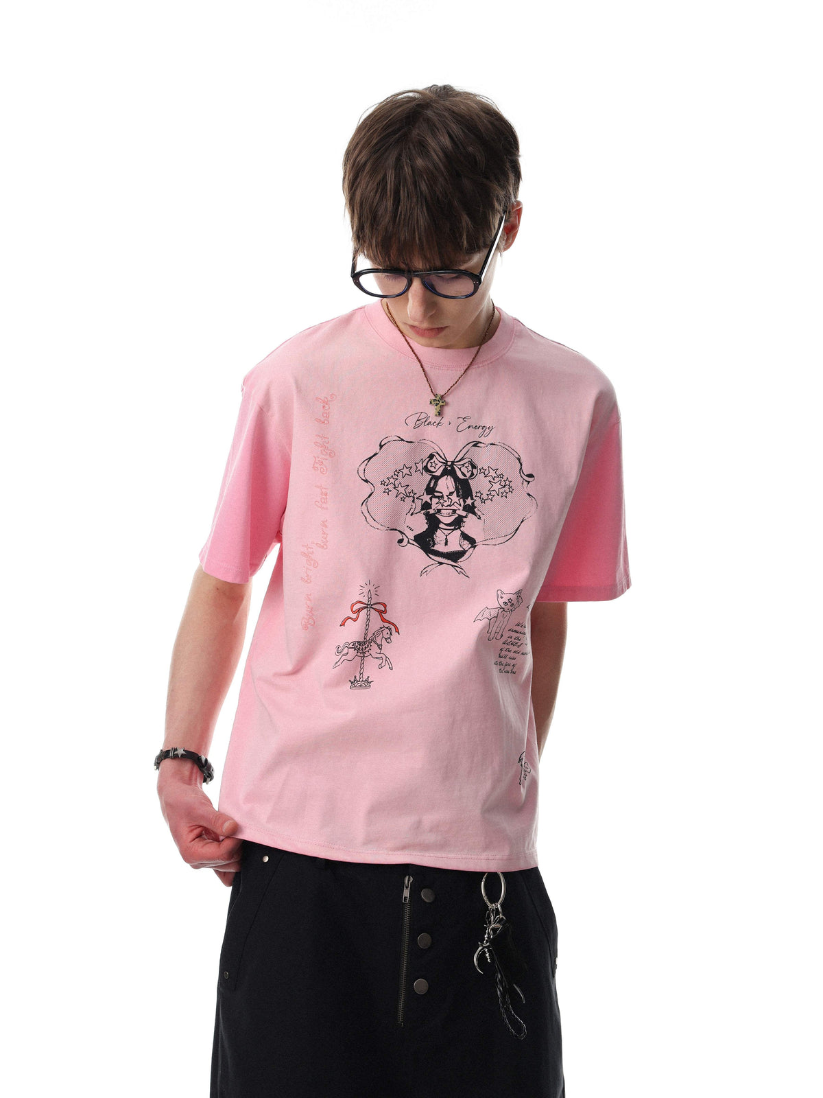 Madxmarx “Cute Sketch Graphic Tee”